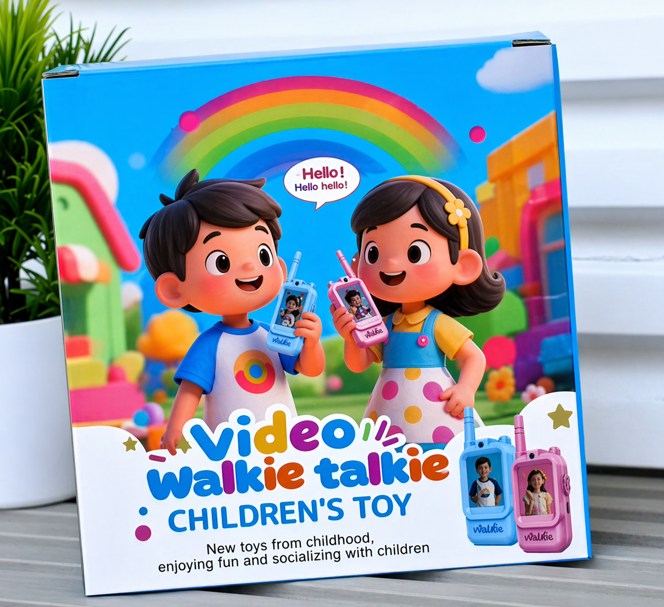 Kids Video Walkie Talkie Toy Set