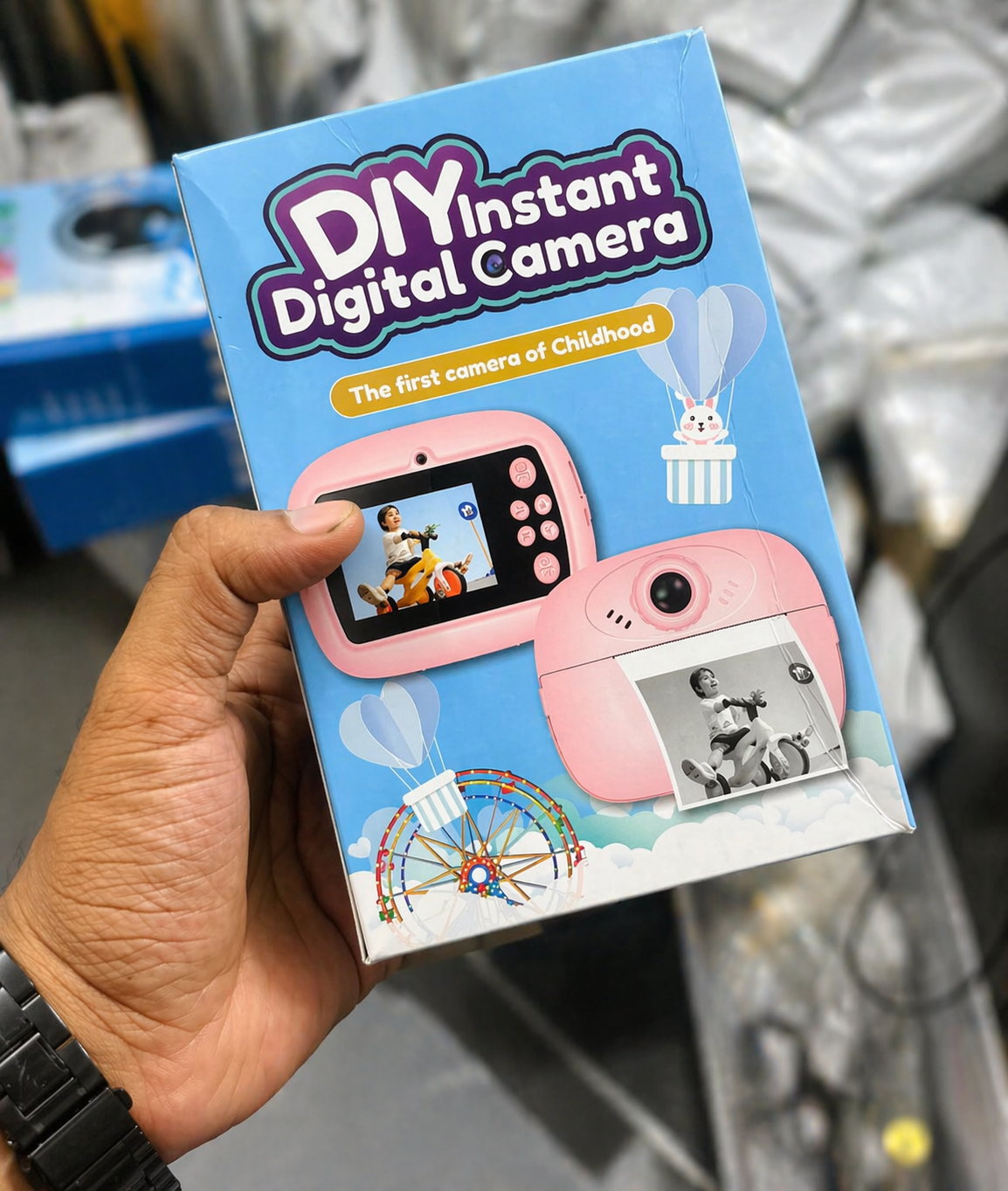 DIY Instant Digital Camera for Kids – Fun Print & Capture Toy Camera