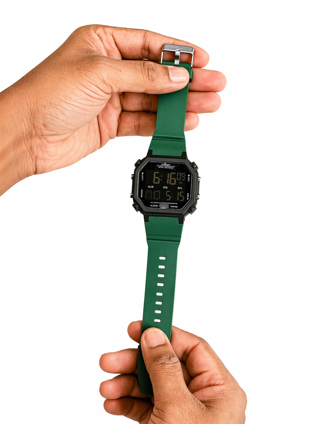 Forest Luminescent Digital Watch – Waterproof 30M LED Backlight Multi-Function Sports Watch