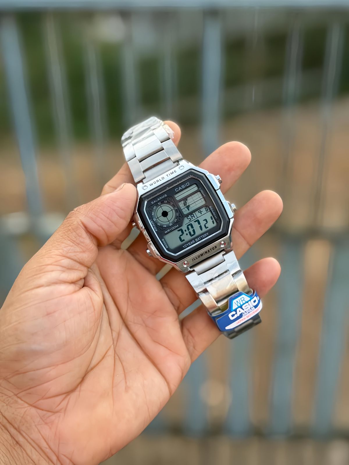 Casio Vintage World Time Digital Watch