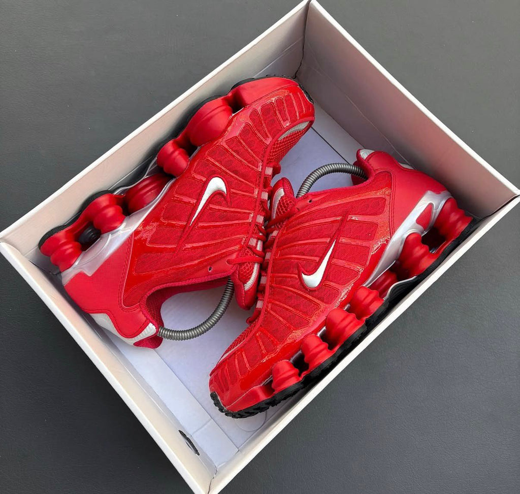 NIKE SHOX TL RED SILVER