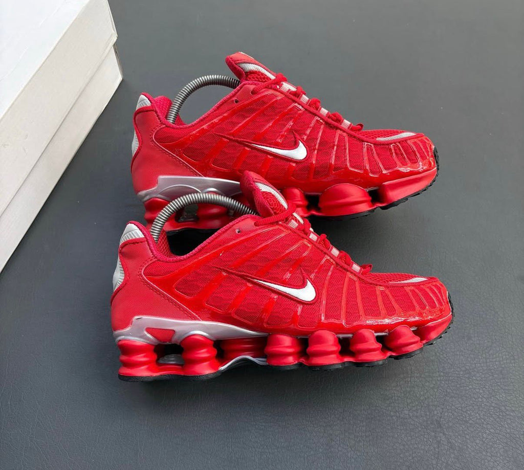NIKE SHOX TL RED SILVER