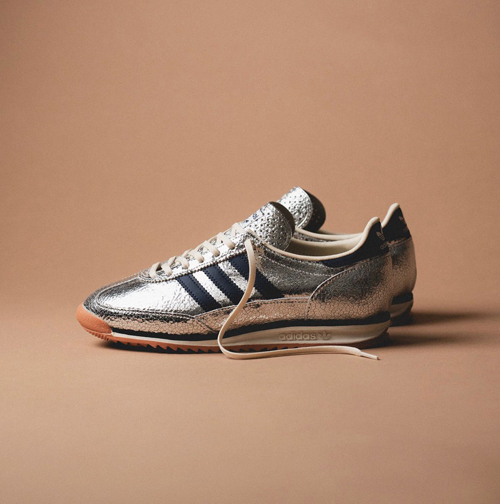ADIDAS ORIGINALS SL 72 SILVER METALLIC GREEN