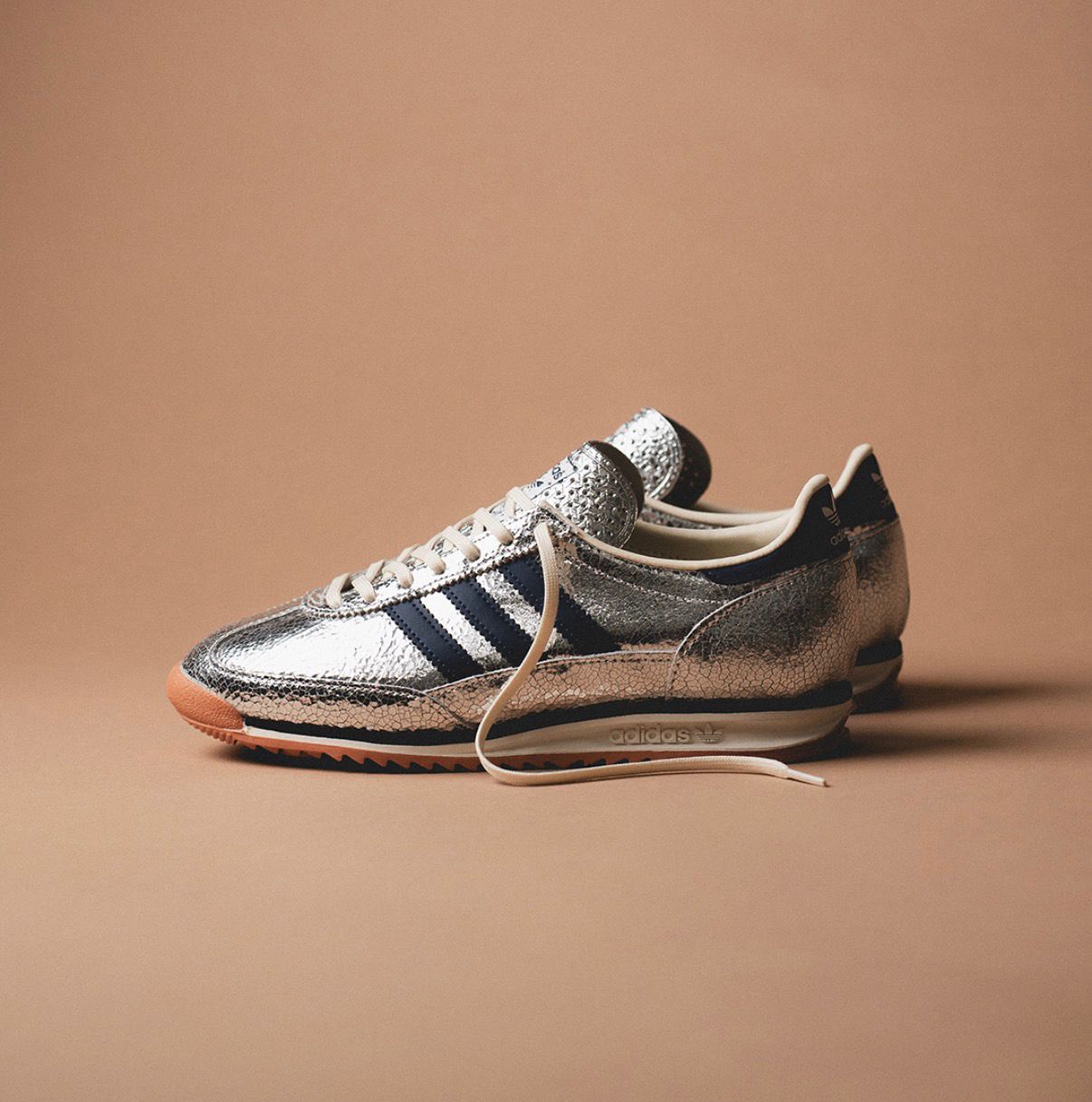 ADIDAS ORIGINALS SL 72 SILVER METALLIC GREEN