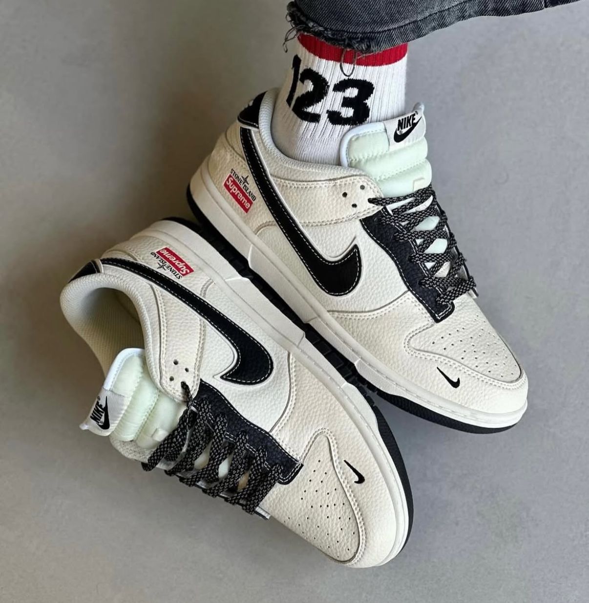 NIKE SB DUNK STONE ISLAND SUPREME 🦆