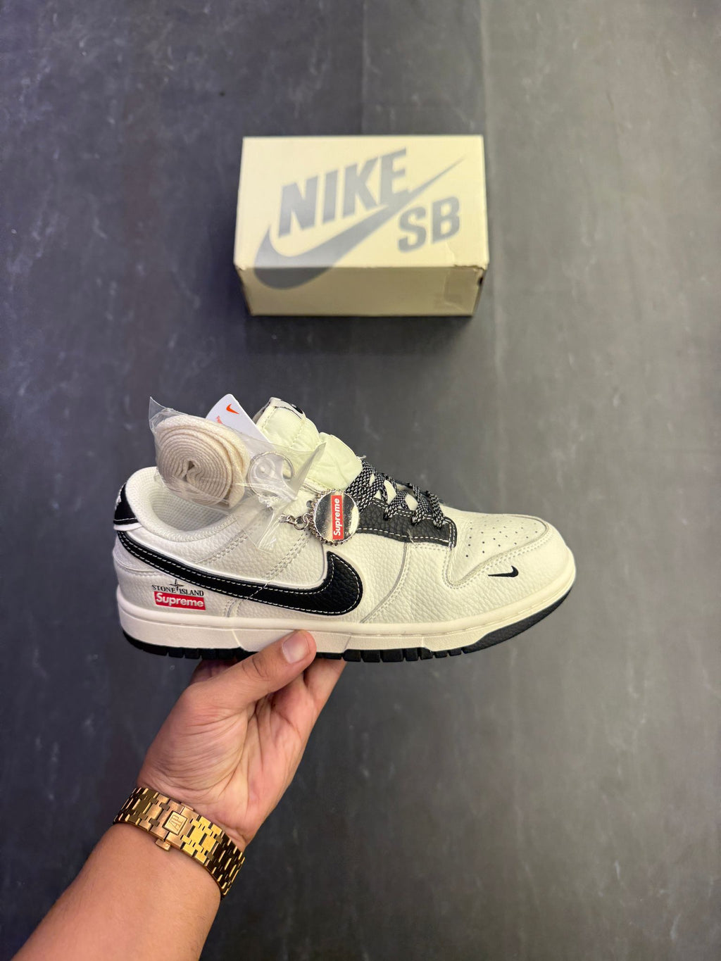 NIKE SB DUNK STONE ISLAND SUPREME 🦆