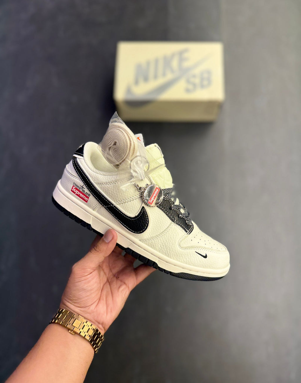 NIKE SB DUNK STONE ISLAND SUPREME 🦆