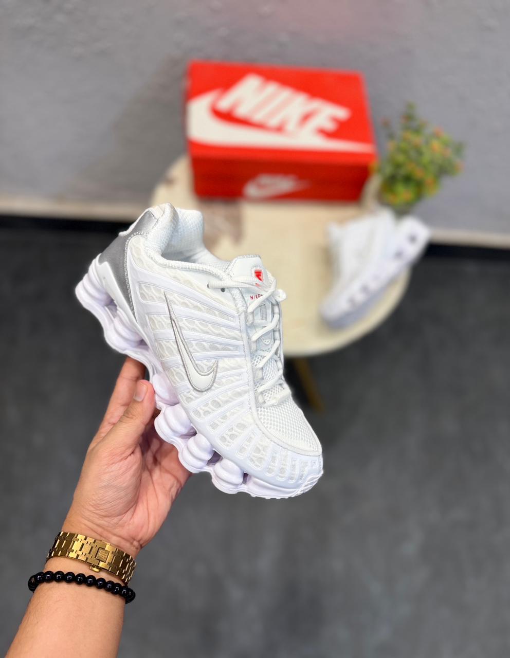 NIKE SHOX TL TRIPPLE WHITE