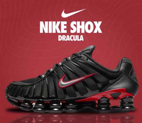 NIKE SHOX TL BLACK RED