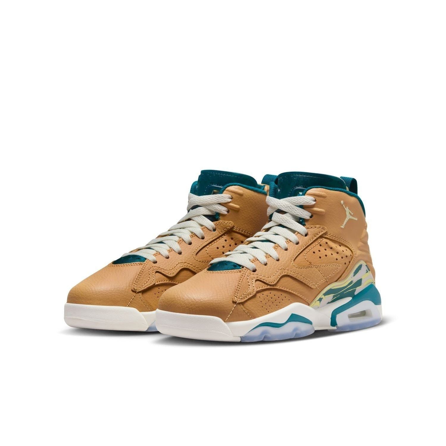 AIR JORDANS RETRO 6 JUMPMAN MVP YELLOW BROWN