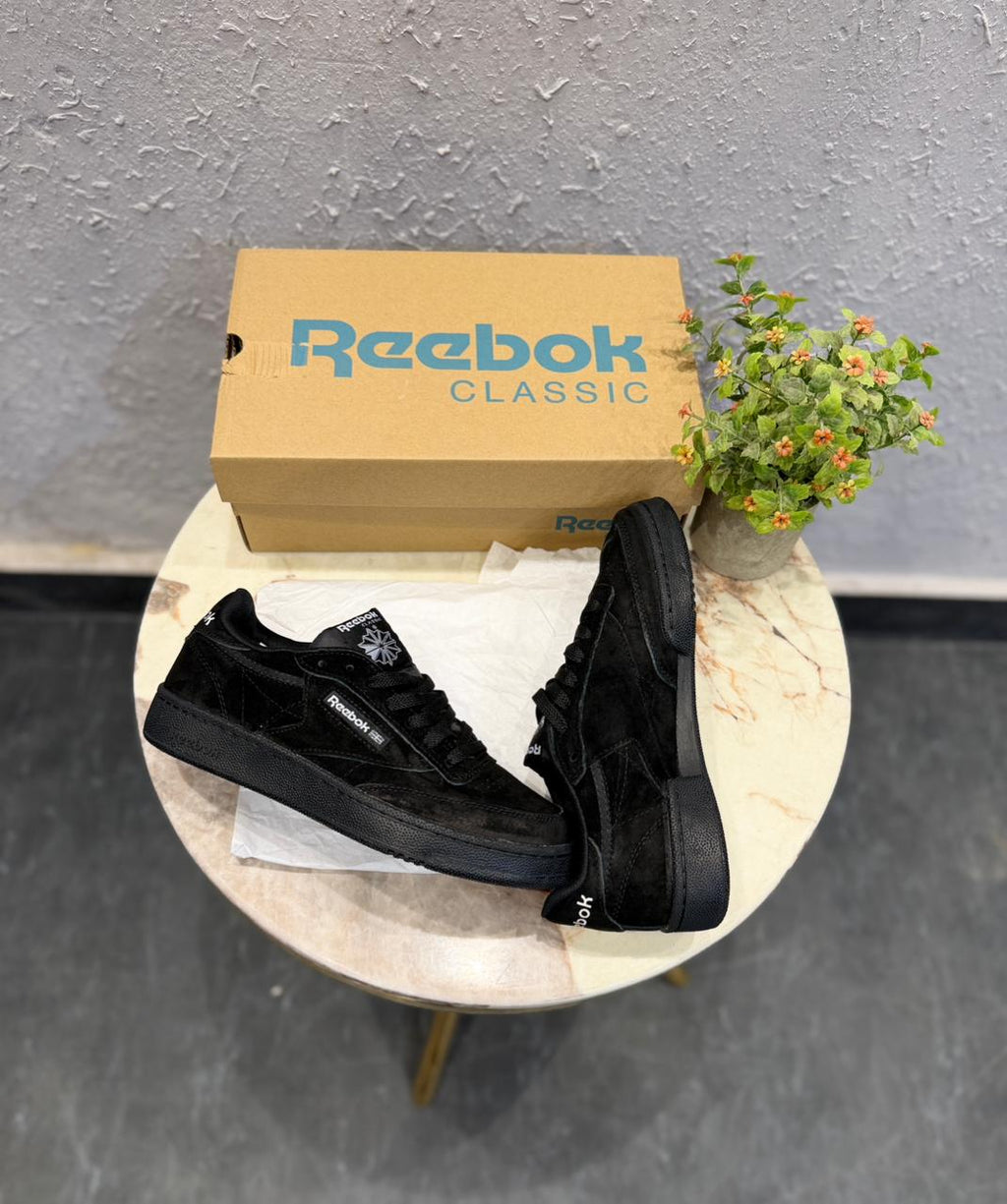 REEBOK CLASSIC SUEDE BLACK