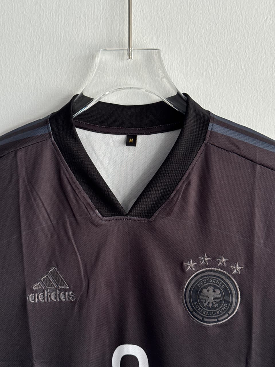 GERMANY 20-21 AWAY KIT KROOS KNITTED POLO EMBROIDERY PREMIUM