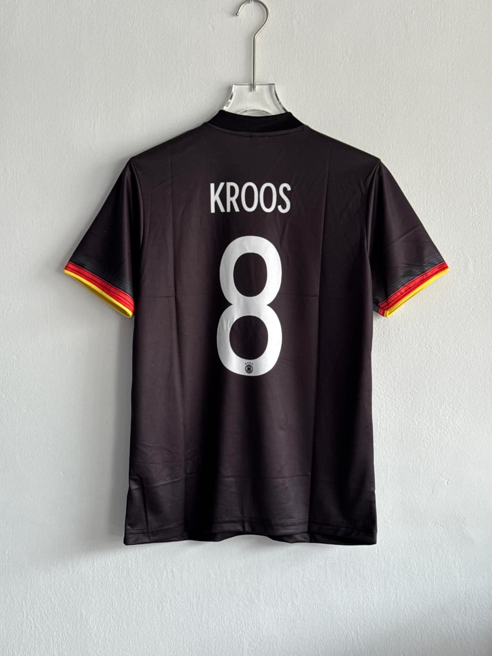 GERMANY 20-21 AWAY KIT KROOS KNITTED POLO EMBROIDERY PREMIUM