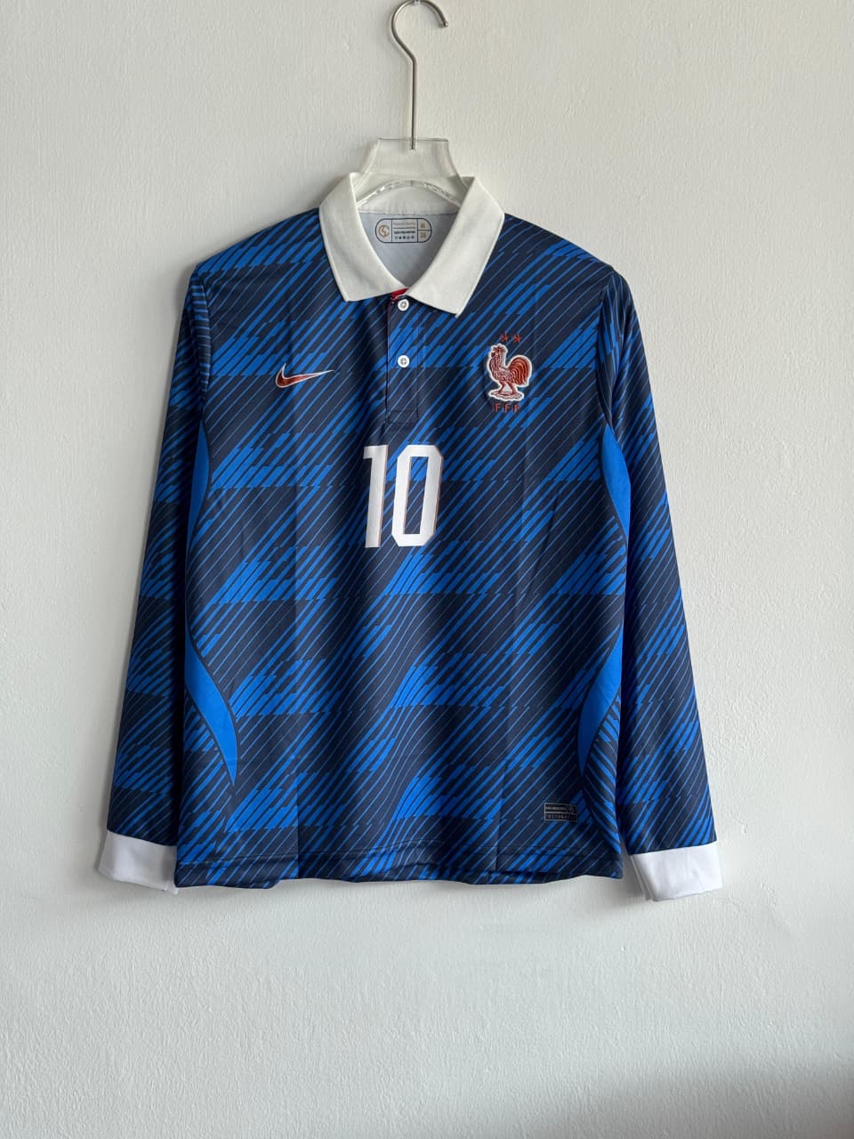 FRANCE 2026 HOME KIT MBAPPE FULLSLEEVE POLO EMBROIDERY