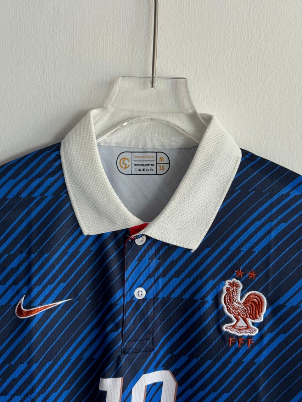FRANCE 2026 HOME KIT MBAPPE FULLSLEEVE POLO EMBROIDERY
