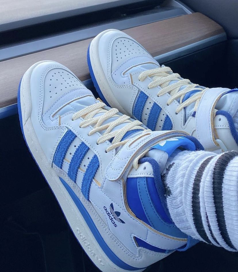 ADIDAS FORUM 84 MID UNIVERSITY BLUE FOR GIRLS
