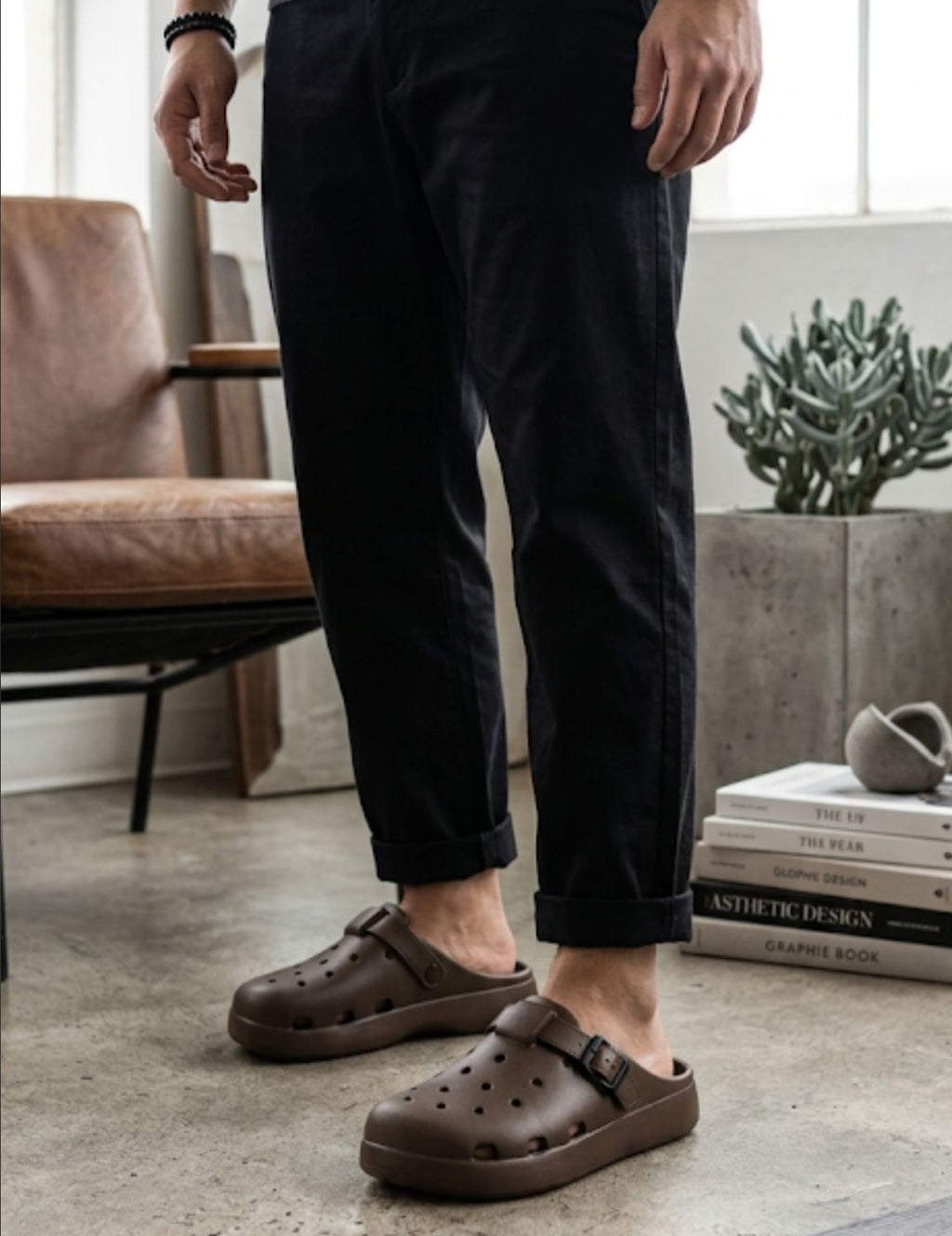Minimalist Comfort Buckle Clog Slides
