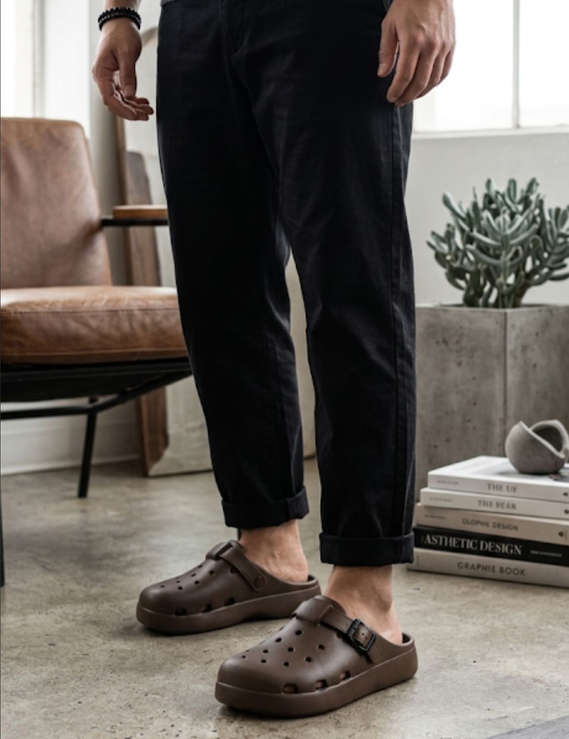 Minimalist Comfort Buckle Clog Slides
