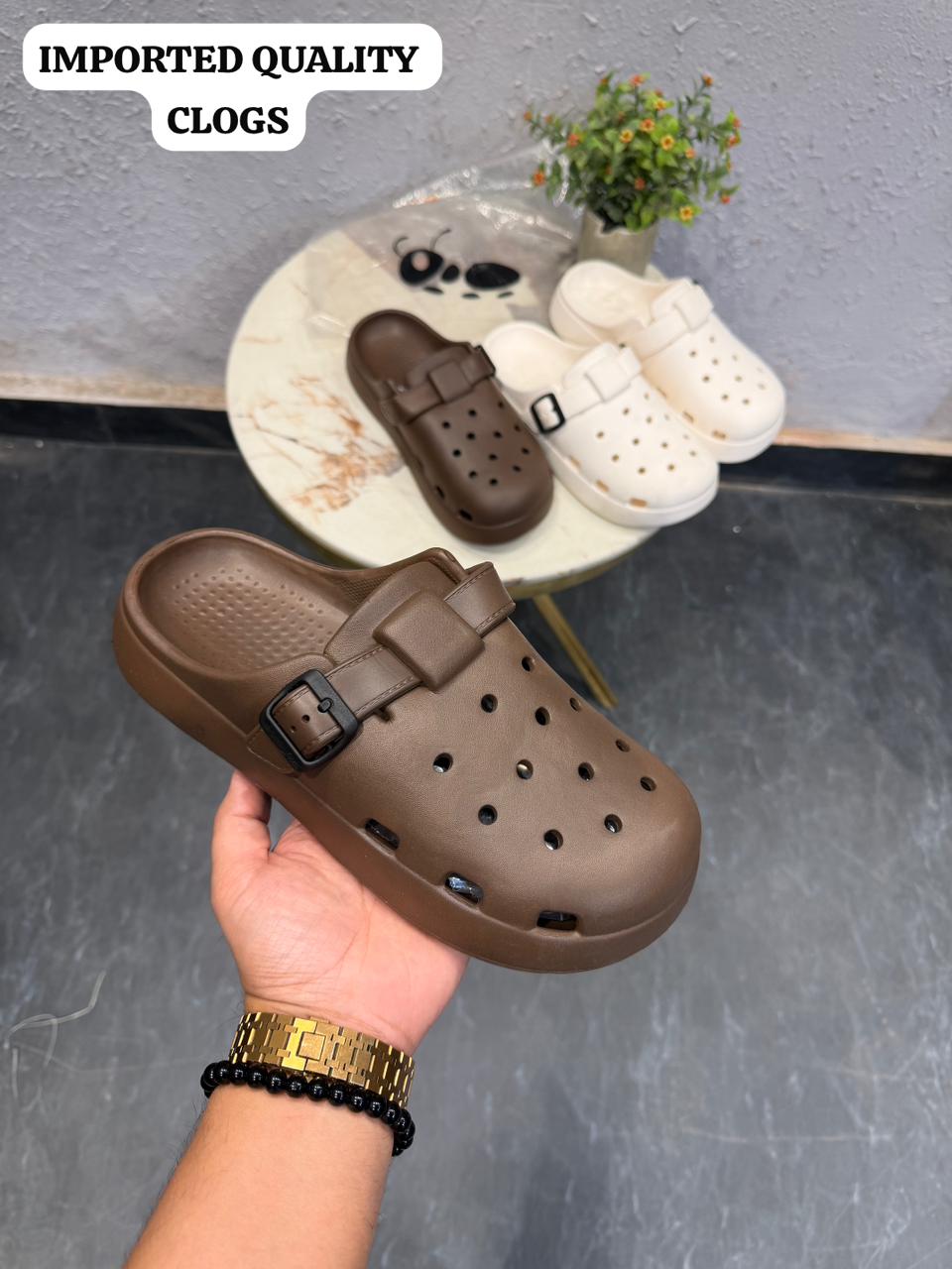 Minimalist Comfort Buckle Clog Slides