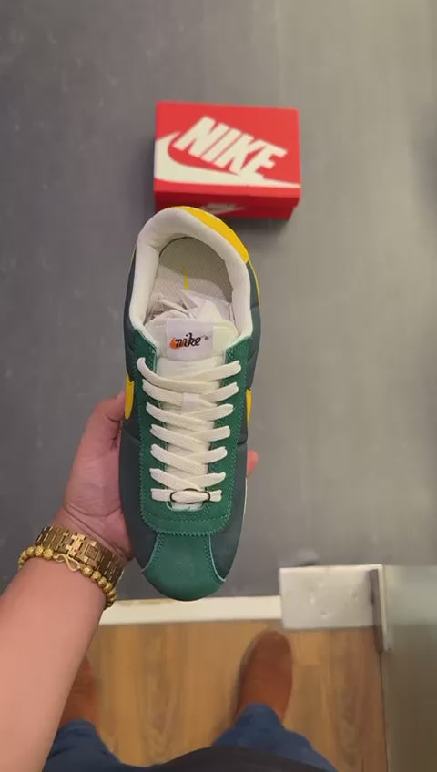 NIKE CORTEZ NYLON GREEN YELLOW