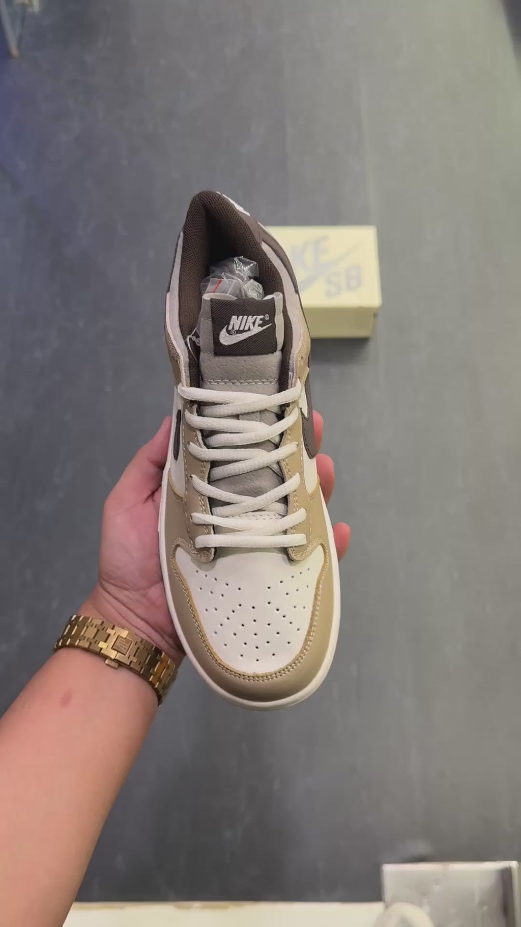 Nike Sb Dunk Low x Otomo katsuhiro steamboy OST BROWN OFF WHITE