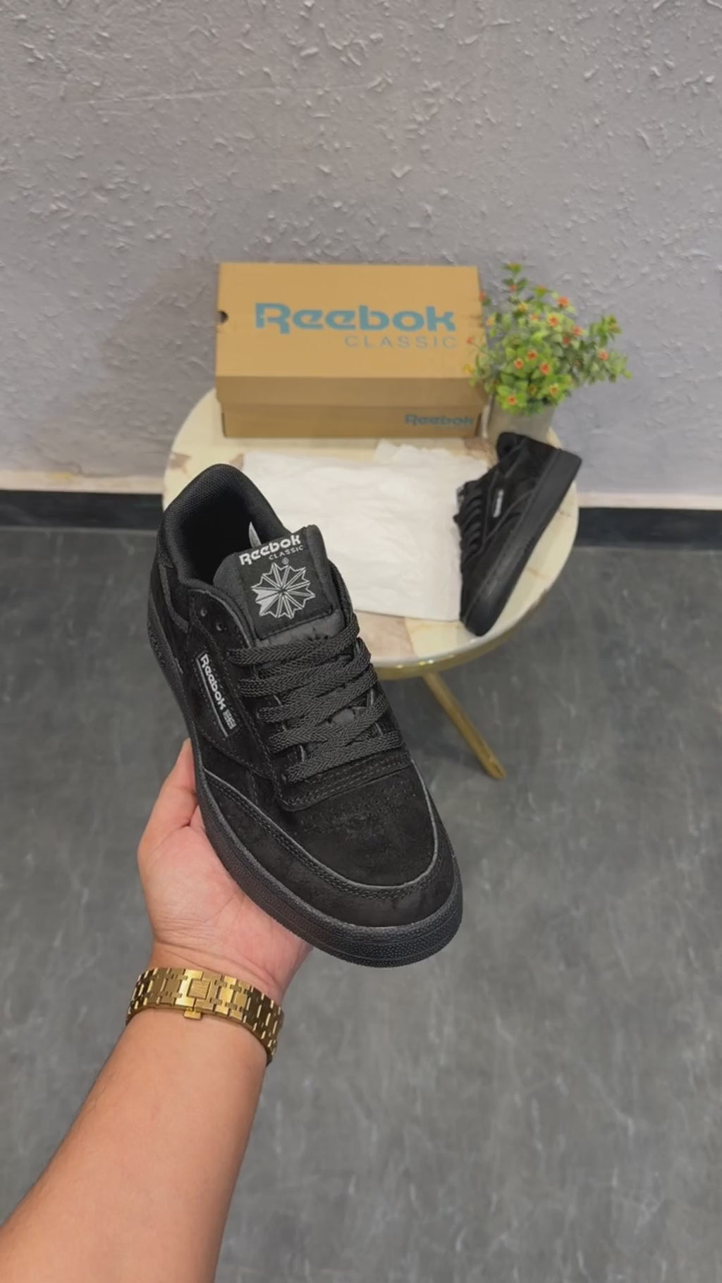REEBOK CLASSIC SUEDE BLACK