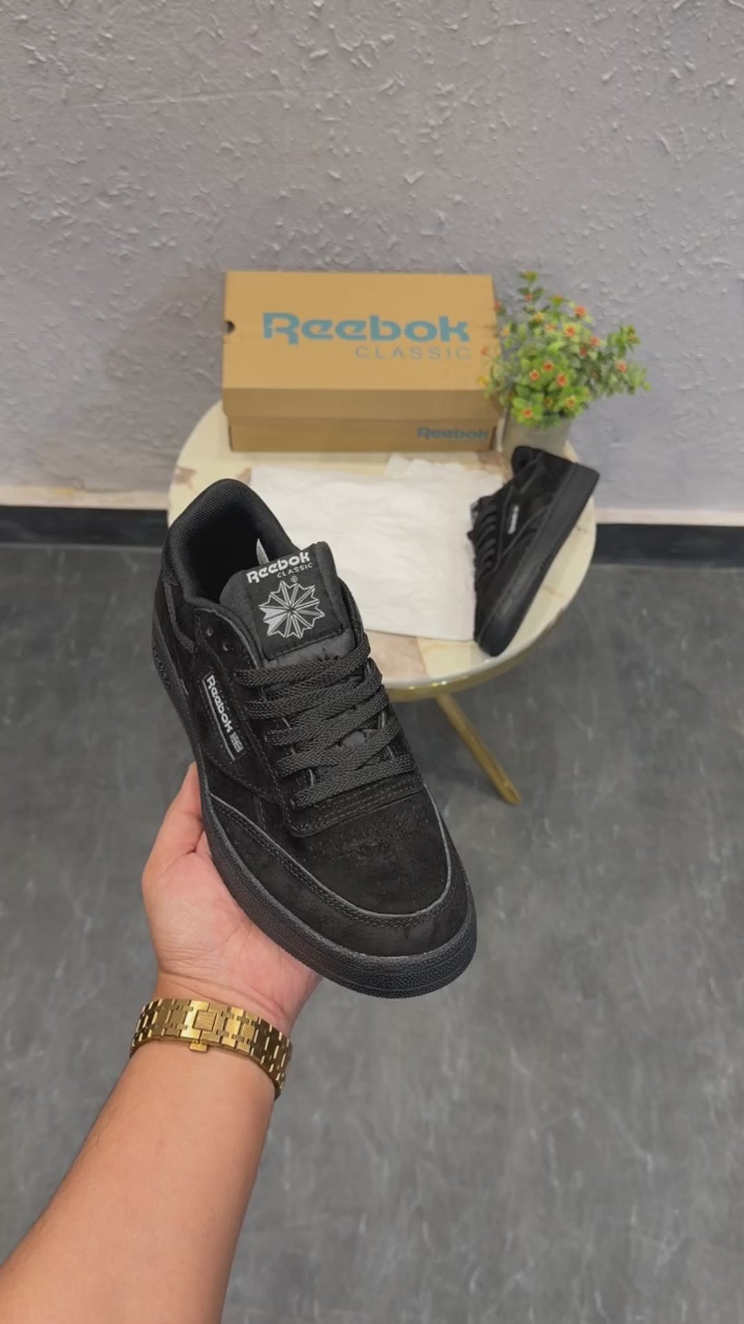 REEBOK CLASSIC SUEDE BLACK