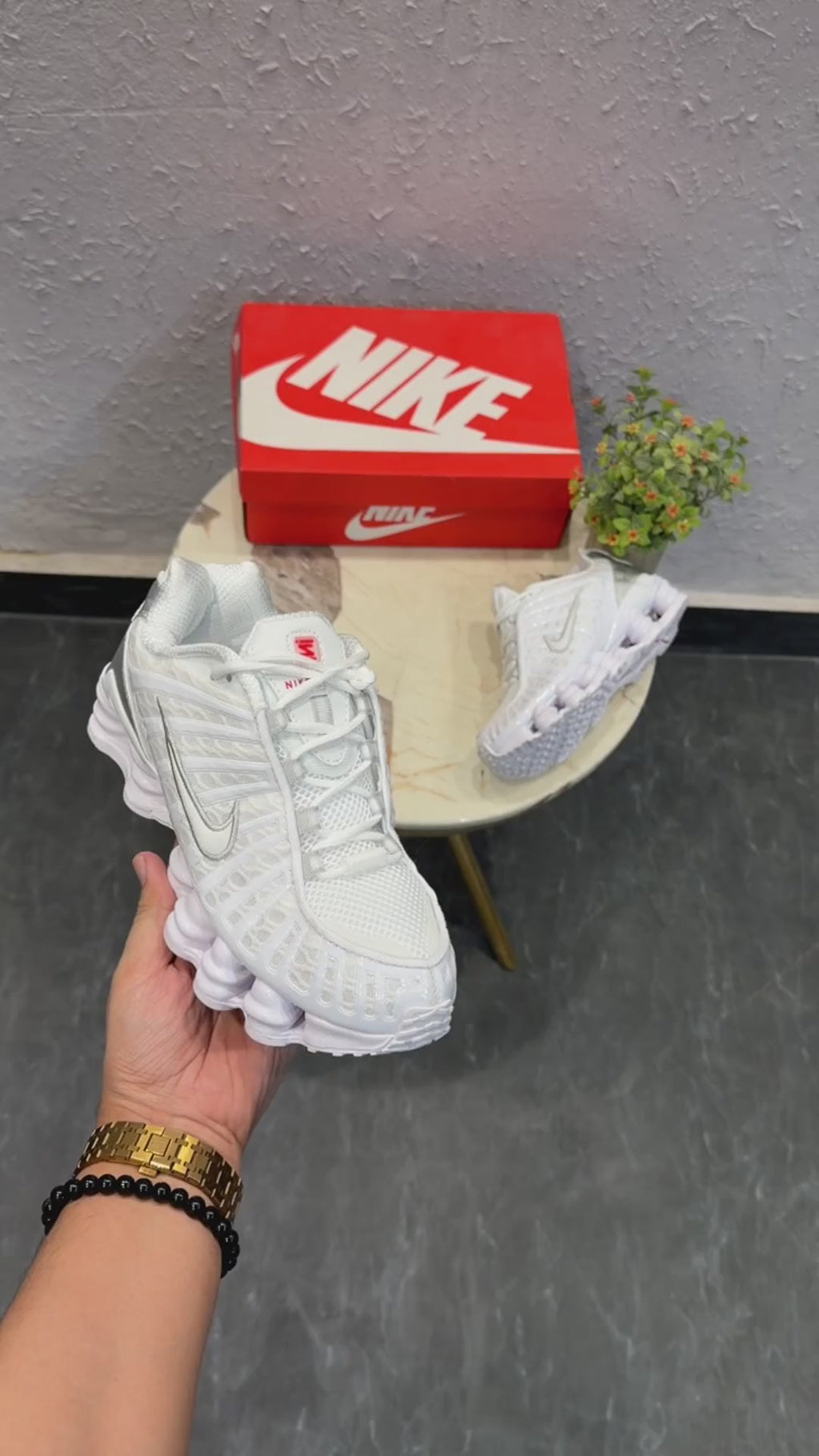 NIKE SHOX TL TRIPPLE WHITE