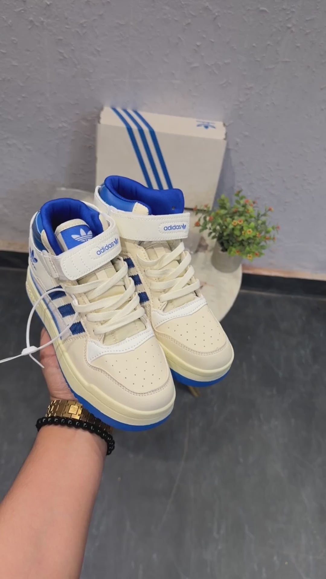 ADIDAS FORUM 84 MID UNIVERSITY BLUE FOR GIRLS